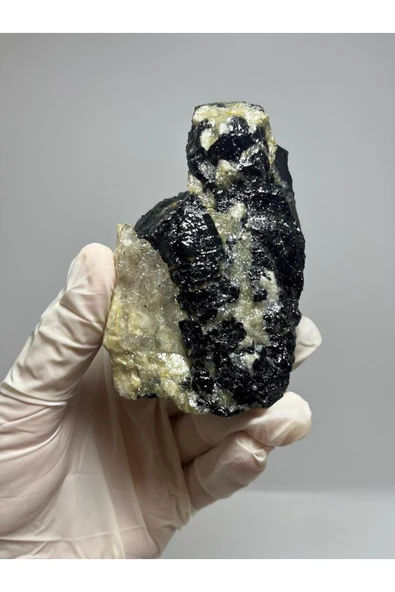 gemsartdeco Özel Koleksiyonluk Turmalin Doğaltaş Kütle - Resim 2