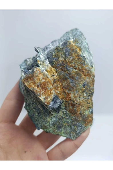 gemsartdeco Özel Koleksiyonluk Azurit Malakit Doğaltaş Kütle - Resim 3