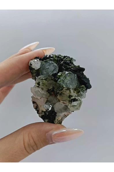 gemsartdeco Koleksiyonluk Epidotlu Kuvars ürün görseli