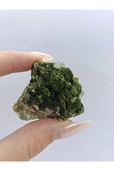 gemsartdeco Koleksiyonluk Epidotlu Kuvars Doğaltaş ürün görseli