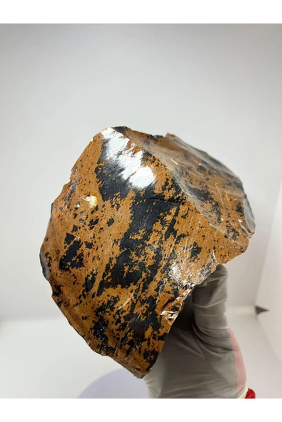 gemsartdeco Obsidyen Duygu Taşı Doğaltaş Kütle - Resim 4