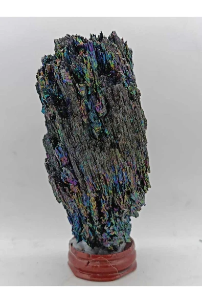 gemsartdeco Fuksit Silisyum Karbür Standlı Doğaltaş Ham Kütle - Resim 3