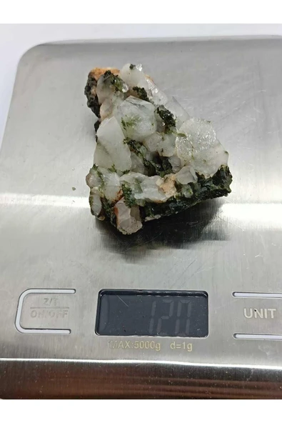 gemsartdeco Koleksiyonluk Epidotlu Kuvars - Resim 4