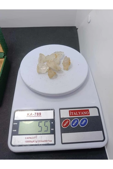 gemsartdeco Cep Boy Kristal Kuvars Doğaltaş Kütle 2 Adet - Resim 2