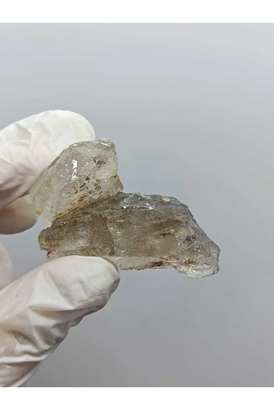 gemsartdeco Kristal Kuvars Doğaltaş 2 Adet Ham Parça - Resim 2