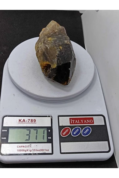 gemsartdeco Özel Koleksiyonluk Morion Kuvars Doğaltaş Kütle - Resim 3