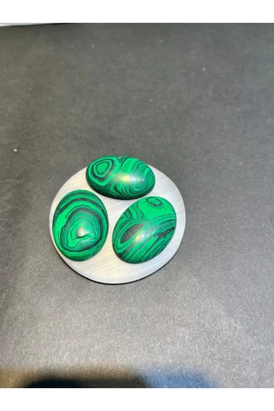 gemsartdeco MALAHİT KABAŞON MİNERAL ürün görseli 1