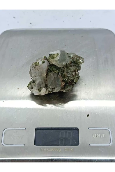 gemsartdeco Koleksiyonluk Epidotlu Kuvars Doğaltaş - Resim 4