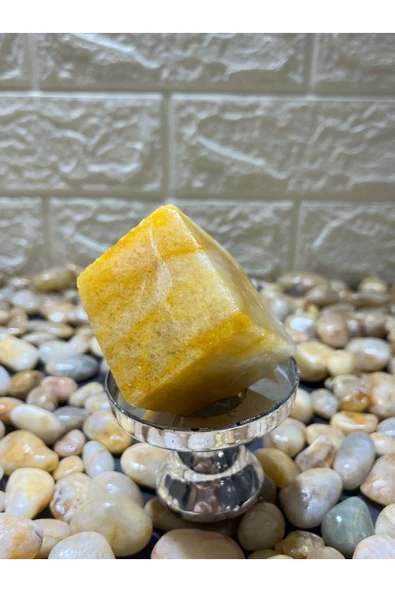 gemsartdeco Dev Küp Sitrin Stantlı Doğaltaş Özel Koleksiyon ürün görseli 1