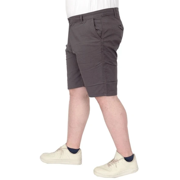 Büyük Beden Erkek Kapri Yancep Nice Classic 21402 Antrasit - Resim 3