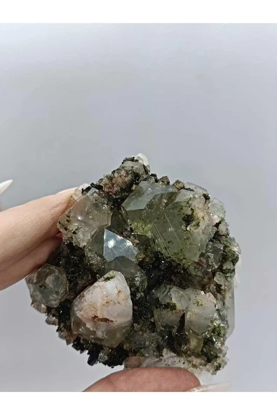 gemsartdeco Koleksiyonluk Epidotlu Kuvars ürün görseli 1