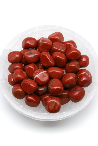 Jasper Doğal Taş Tamburlanmış Parça - Tımbıl - TMB-0218 ürün görseli 1