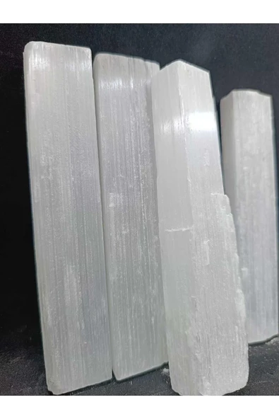 gemsartdeco Selenit Çubuk 1 Adet Doğaltaş Kütle  80-90gr - Resim 3