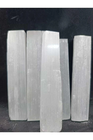 gemsartdeco Selenit Çubuk 1 Adet Doğaltaş Kütle  80-90gr - Resim 2