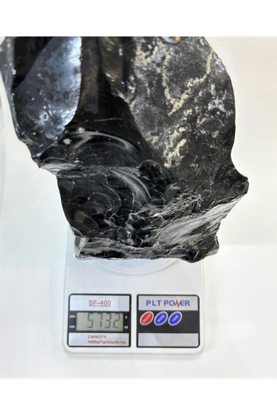 gemsartdeco Obsidyen Duygu Taşı Doğaltaş Kütle - Resim 5