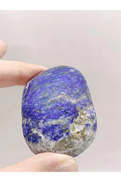 gemsartdeco Lapis Lazuli Oval Doğaltaş Kütle - Resim 3