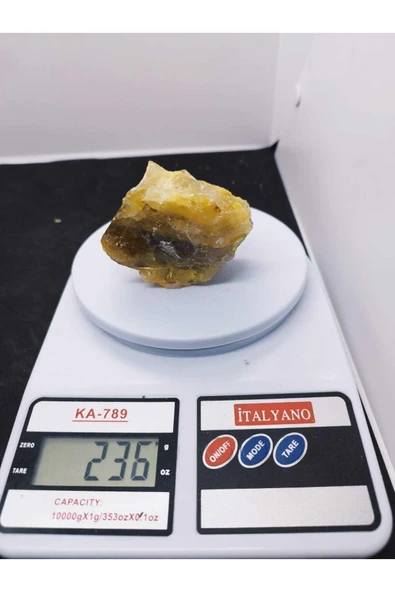 gemsartdeco Sitrin Bolluk Bereket Para Doğaltaş Kütle ürün görseli 1