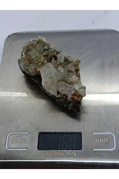 gemsartdeco Koleksiyonluk Epidotlu Kuvars Doğaltaş - Resim 5