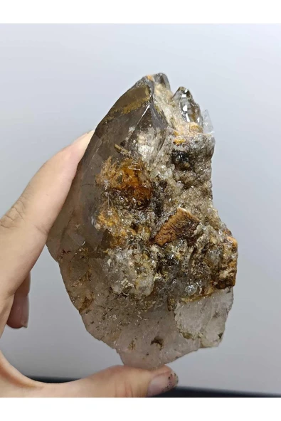 gemsartdeco Dumanlı Kuvars Doğaltaş Kütle - Resim 3