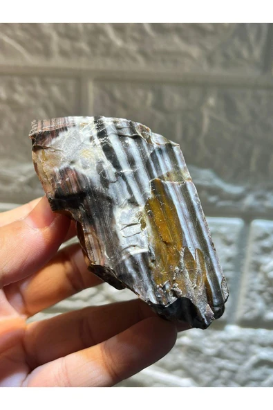 gemsartdeco Çizgili Jasper Doğaltaş - Resim 2