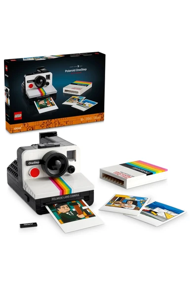 ® Ideas Polaroid One Step SX-70 Kamera 21345 – Yetişkinler için Yaratıcı Model Yapım Seti (516P) ürün görseli