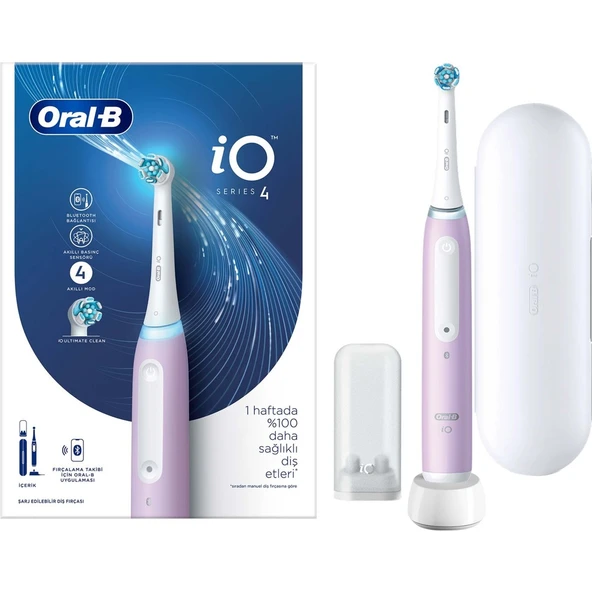 iO 4 Şarjlı Diş Fırçası - Eflatun - Resim 2
