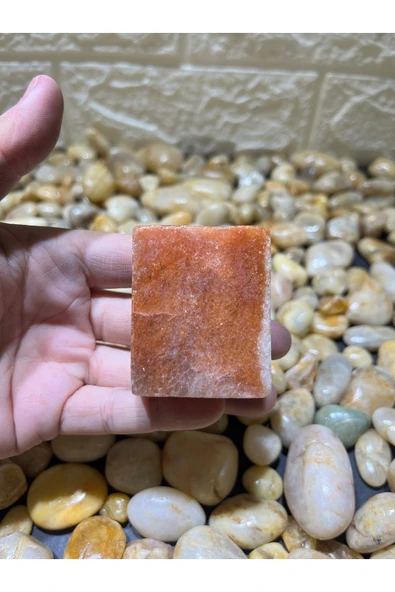 gemsartdeco Gül Kuvars Doğaltaş Büyük Küp - Resim 2