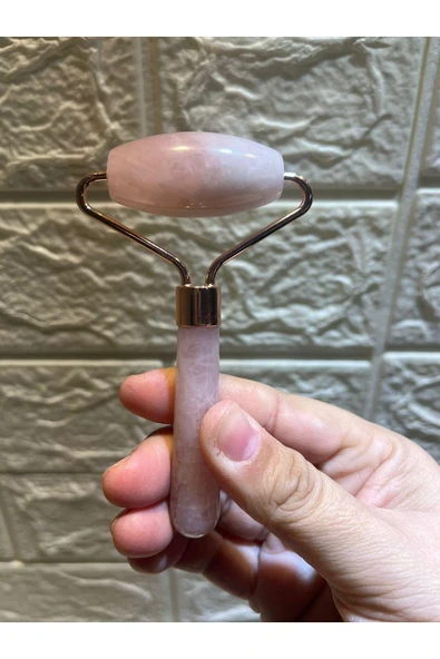 gemsartdeco Pembe Kuvars Doğaltaş Roller - Resim 2