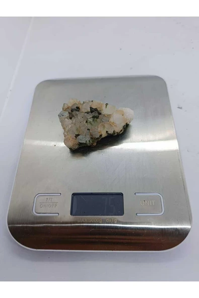 gemsartdeco Koleksiyonluk Epidotlu Kuvars Doğaltaş - Resim 4