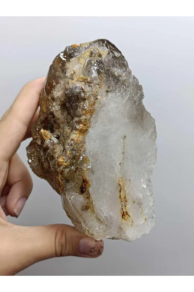 gemsartdeco Dumanlı Kuvars Doğaltaş Kütle - Resim 2