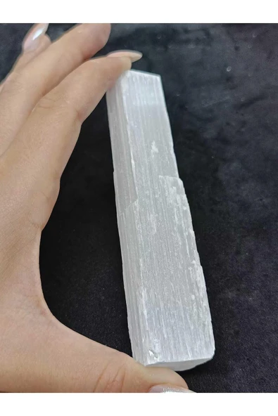 gemsartdeco Selenit Çubuk 1 Adet Doğaltaş Kütle  80-90gr - Resim 6