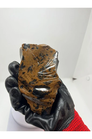 gemsartdeco Obsidyen Duygu Taşı Doğaltaş Kütle - Resim 3