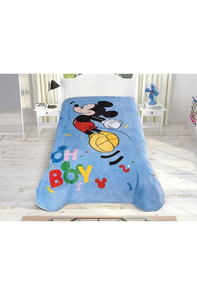 Taç Disney Mickey Mouse Jump Lisanslı Yeni Sezon Tek Kişilik Battaniye ürün görseli