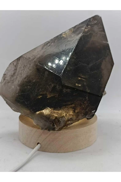 gemsartdeco Fosilli Kuvars  Doğaltaş Ham Kütle Lamba ürün görseli