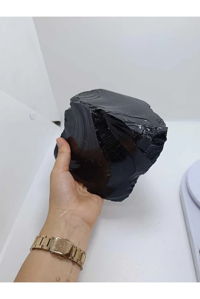 gemsartdeco Obsidyen Duygu Taşı Doğaltaş Kütle - Resim 2