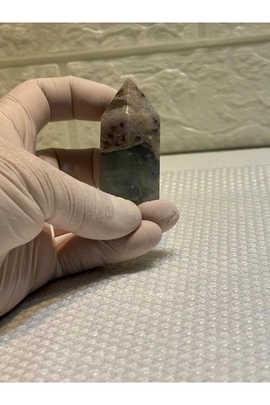 gemsartdeco Florit Kule Kazık Uçlu Doğaltaş ürün görseli