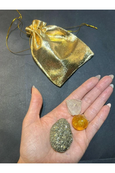 gemsartdeco Bolluk Bereket Doğaltaş Kesesi ürün görseli