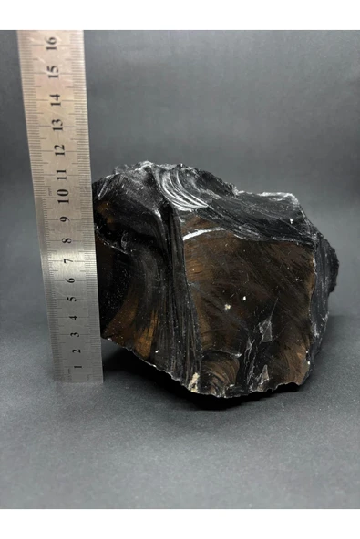 gemsartdeco Obsidyen Duygu Taşı Doğaltaş Kütle - Resim 3