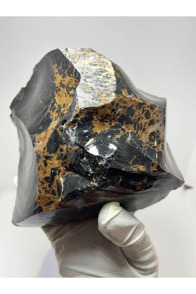 gemsartdeco Obsidyen Duygu Taşı Doğaltaş Kütle - Resim 2