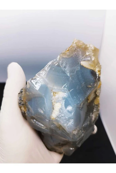 gemsartdeco Kalsedon Duygusal Denge Doğaltaş Kütle - Resim 2