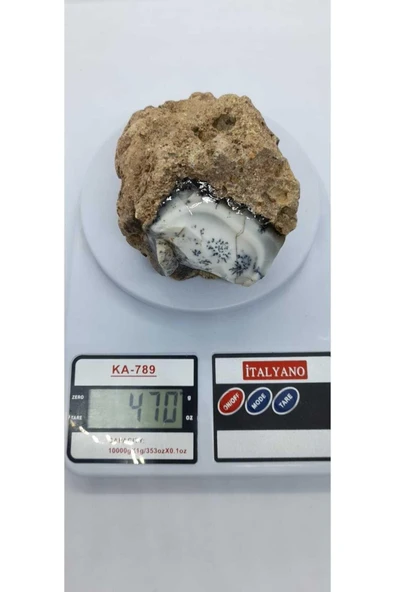 gemsartdeco Dentritli opal koleksiyonluk doğaltaş ürün görseli