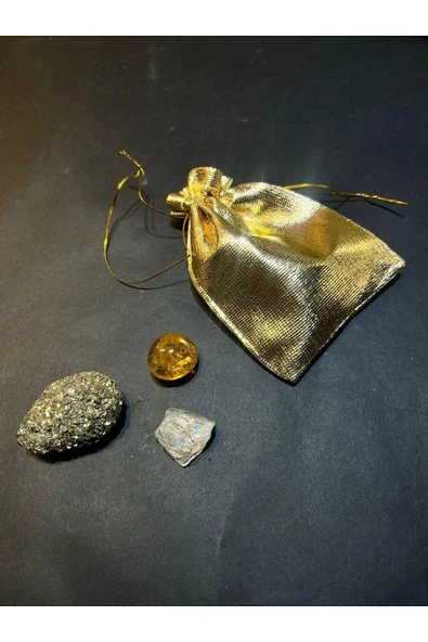 gemsartdeco Bolluk Bereket Doğaltaş Kesesi - Resim 3