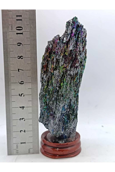 gemsartdeco Fuksit Silisyum Karbür Standlı Doğaltaş Ham Kütle - Resim 5