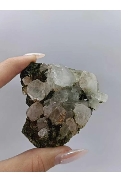 gemsartdeco Koleksiyonluk Epidotlu Kuvars ürün görseli 1