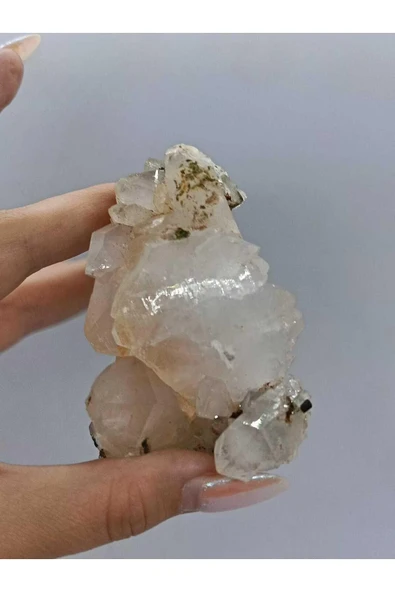 gemsartdeco Koleksiyonluk Epidotlu Kuvars Doğaltaş - Resim 2