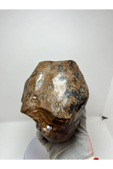 gemsartdeco Obsidyen Duygu Taşı Doğaltaş Kütle - Resim 2