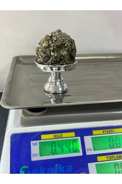 gemsartdeco Stantlı Pirit Doğaltaş - Resim 5