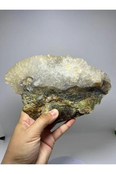 gemsartdeco Yelpaze Kuvars Doğaltaş Nadide Parça - Resim 2