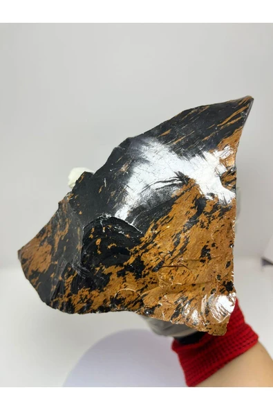 gemsartdeco Obsidyen Duygu Taşı Doğaltaş Kütle - Resim 3