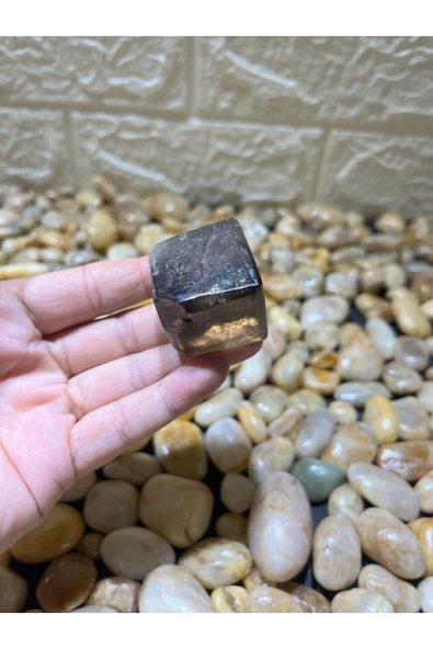 gemsartdeco Dumanlı Kuvars Zar Doğaltaş ürün görseli